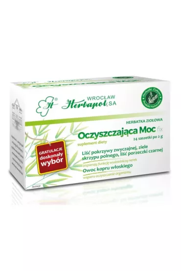 Herbapol Wroc�aw Oczyszczaj�ca Moc - herbatka Suplement diety 24 sasz.