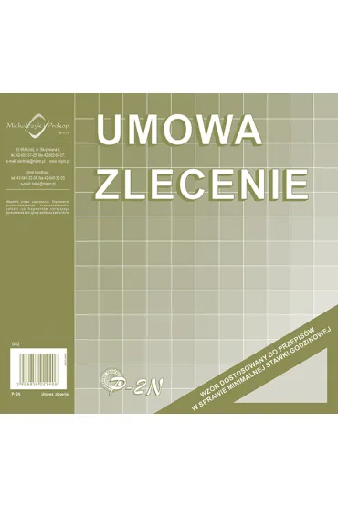 Umowa zlecenie 2/3 A4 P02-N