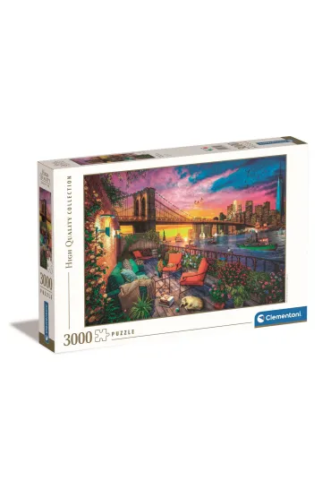 Puzzle 3000 el. Manhattan Balcony Sunset Clementoni