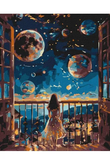 Ideyka Malowanie po numerach - Marzycielska noc 40x50cm