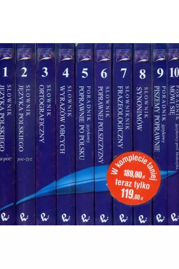 Akademia J�zyka Polskiego PWN Tom 1-10