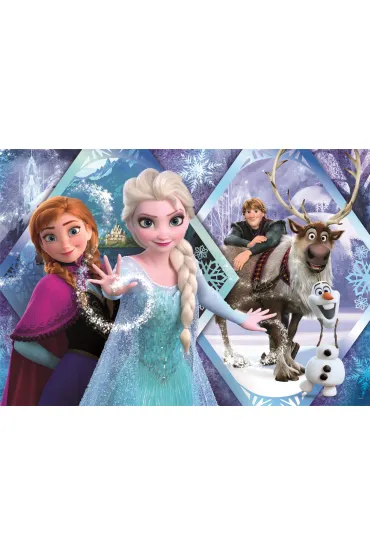 Puzzle 104 el. SuperColor. Frozen Clementoni