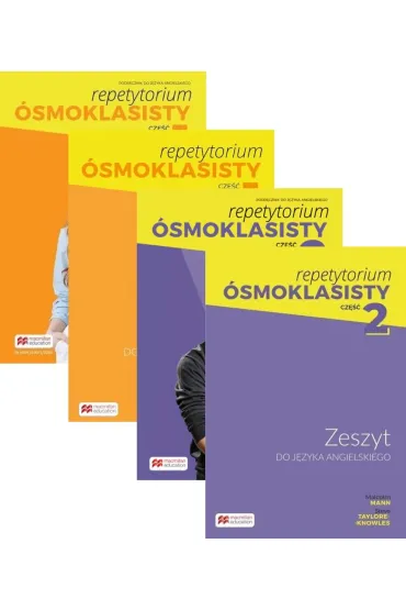 Pakiet. Repetytorium �smoklasisty. Cz�� 1 i 2: Podr�cznik do j�zyka angielskiego, Zeszyt do j�zyka angielskiego