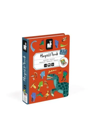 Puzzle Magnetyczna uk�adanka Dinozaury Magnetibook Janod