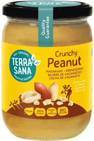 Terrasana Krem z pra�onych orzeszk�w ziemnych crunchy 500 g Bio