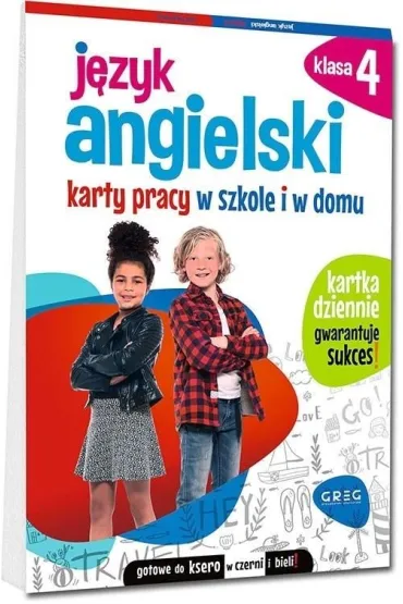 J�zyk angielski. Karty pracy w szkole i w domu. Klasa 4 - Wioleta Antecka