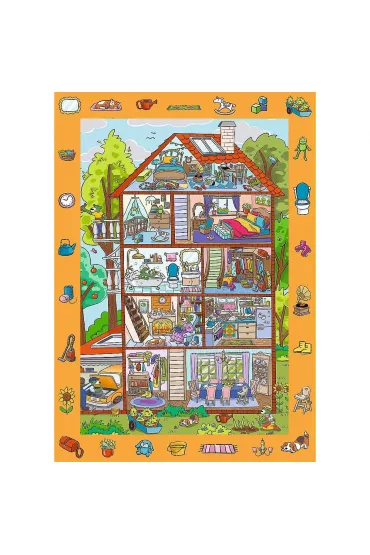 Puzzle obserwacyjne Spy Guy 24 el. W domu Trefl