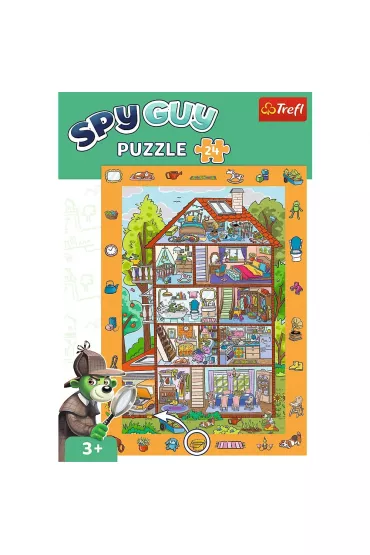 Puzzle obserwacyjne Spy Guy 24 el. W domu Trefl