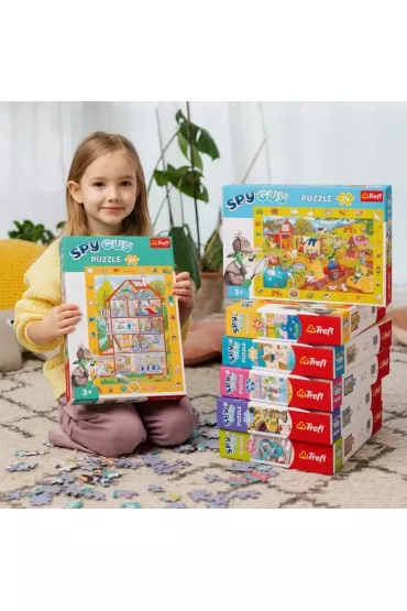 Puzzle obserwacyjne Spy Guy 24 el. W domu Trefl