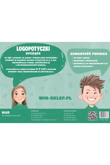 Logopotyczki sycz�ce. Gry i zabawy... - Ma�gorzata Nowak, Jowita  Wilk