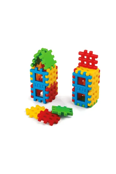 Klocki konstrukcyjne dla najm�odszych Klocki konstrukcyjne Waffle 24 elementy Kostka MARIOINEX 900062