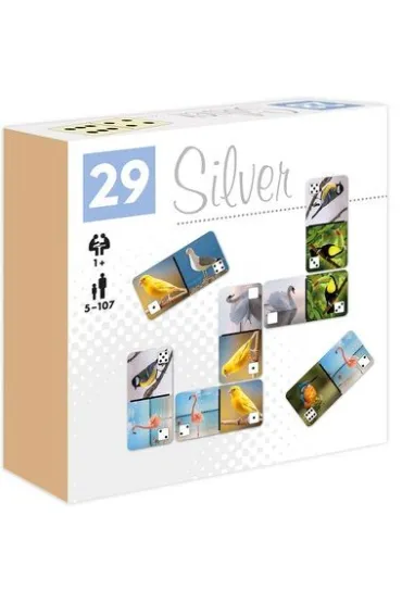 Silver Domino Ptaki