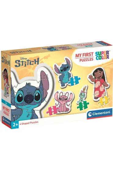 Puzzle Moje Pierwsze 3,6,9,12el Stitch CLEMENTONI 20595 CLM