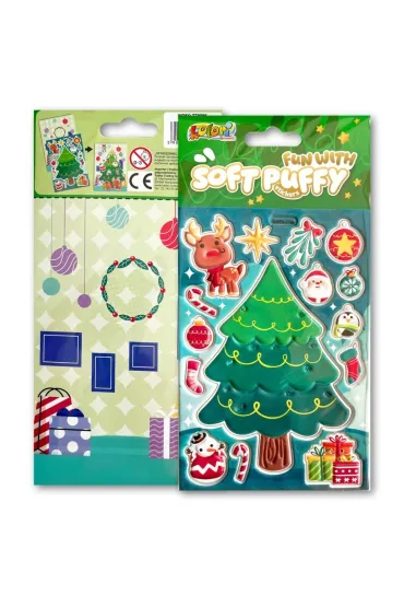 Penmate Naklejki puffy Fun with Christmas Tree