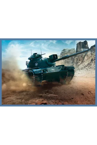 Puzzle 4x250 el. Wielka bitwa czo�g�w Trefl