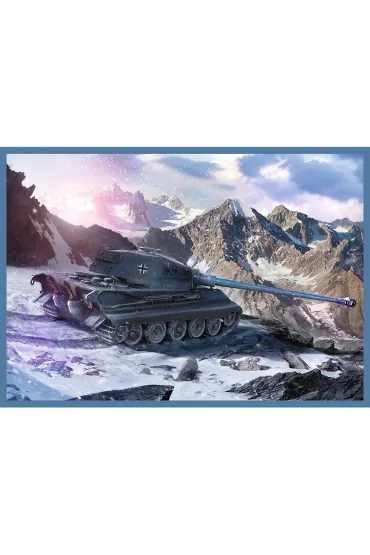 Puzzle 4x250 el. Wielka bitwa czo�g�w Trefl