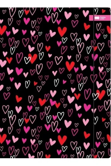 Teczka A4+ z gumk� My Love HAPPY COLOR