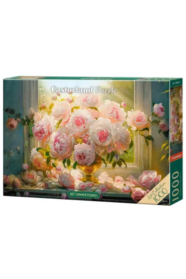 Puzzle 1000 element�w. Gor�ce letnie piwonie Castorland