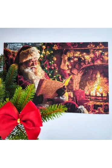Puzzle drewniane 500 el. Christmas Święty Mikołaj Alexander