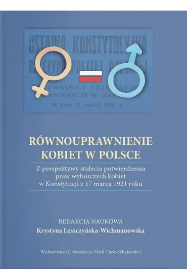 R�wnouprawnienie kobiet w Polsce - Red Krystyna  Leszczy�ska-Wichmanowska