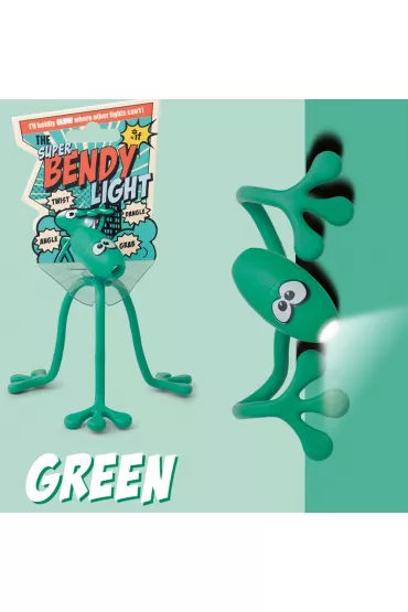 If Super Bendy Lampka do ksi��ki - zielona