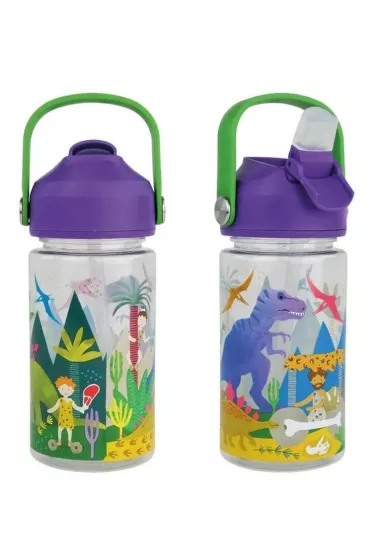 Floss & Rock Butelka tritanowa 450ml Dinozaury