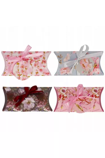 incood. Pude�ko na prezenty 15x7cm kwiaty 8 szt.