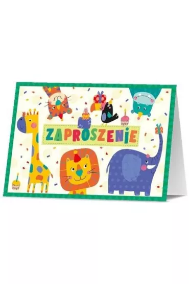 Pan Dragon Zaproszenie Urodziny 10 szt.