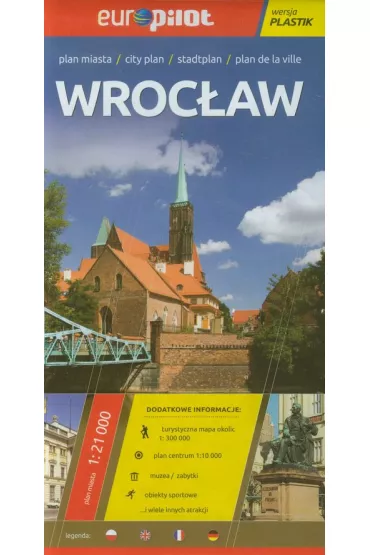 Wroc�aw plan miasta 1:21 000 Europilot/plastik