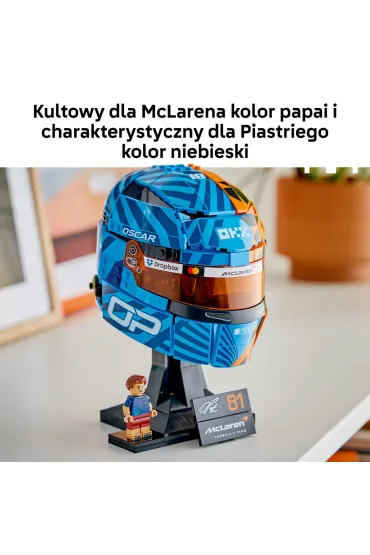 LEGO Editions Formula 1 Kask Oscar Piastri McLaren Mastercard F1® Team 43017