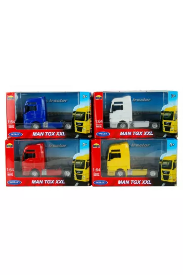 WELLY 1:64 Ciarwka MAN TGX XXL mix cena za 1 szt