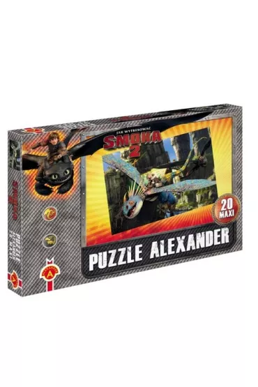 Puzzle maxi 20 el. Jak wytresowa� smoka 2 Po�cig Alexander