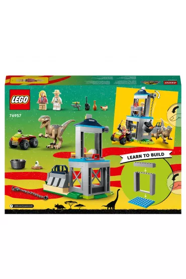 LEGO Jurassic World Ucieczka welociraptora 76957