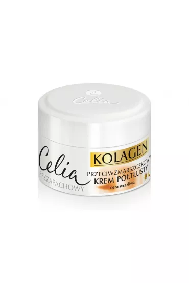 Celia Kolagen przeciwzmarszczkowy krem p�t�usty do twarzy Kozie Mleko 50 ml