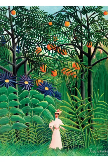 Puzzle 1000 el. Kobieta w egzotycznym lesie, Henri Rousseau Eurographics