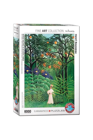 Puzzle 1000 el. Kobieta w egzotycznym lesie, Henri Rousseau Eurographics