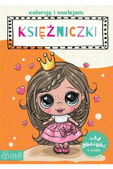 Koloruj� i naklejam ksi�niczki