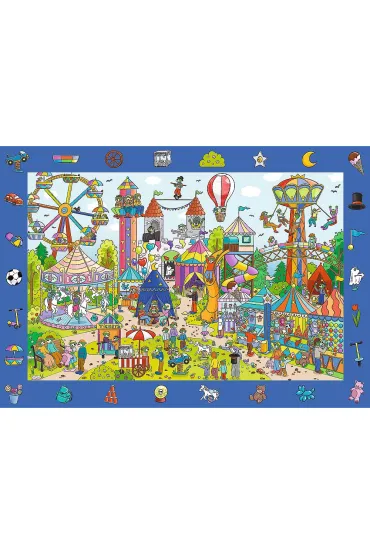 Puzzle obserwacyjne 100 el. Spy Guy Miasteczko Trefl