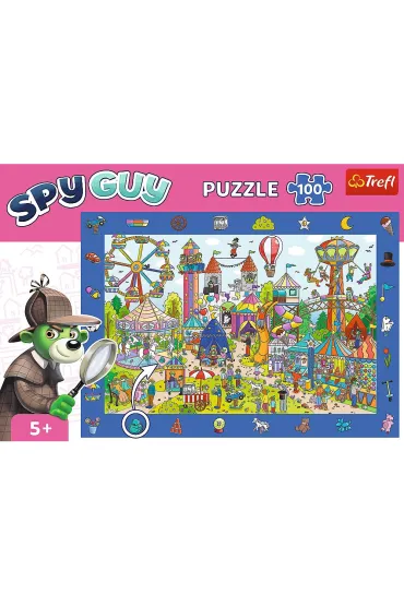 Puzzle obserwacyjne 100 el. Spy Guy Miasteczko Trefl