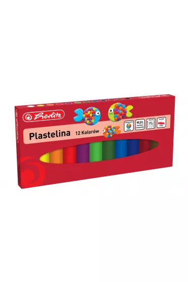 Herlitz Plastelina 12 szt.