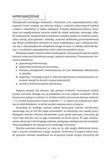 Kto s�ucha, nie b��dzi Zadania doskonal�ce uwag� i pami�� s�uchow� - Anna Dobrowolska
