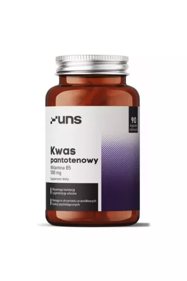Uns Witamina B5, kwas pantotenowy 500 mg - suplement diety 60 kaps.