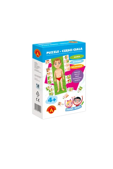 Puzzle Zabawa i nauka. Cz�ci cia�a Alexander