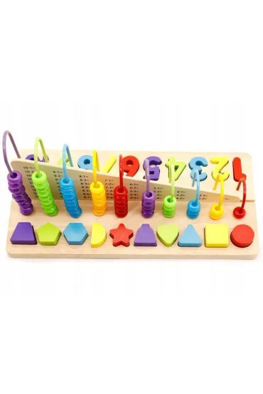 Zabawka edukacyjna liczyd�o klocki cyfry Ecotoys