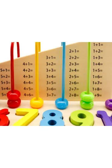 Zabawka edukacyjna liczyd�o klocki cyfry Ecotoys