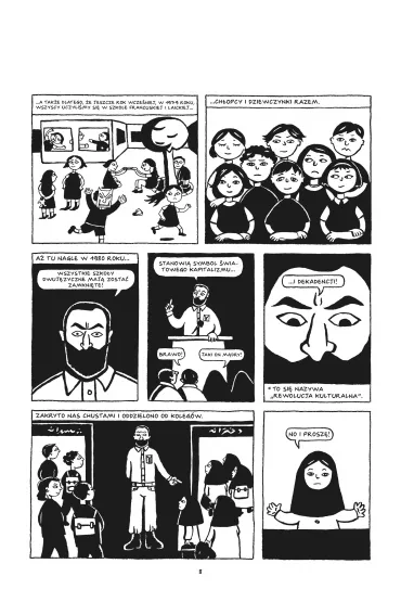 Mistrzowie Komiksu Persepolis - Marjane Satrapi