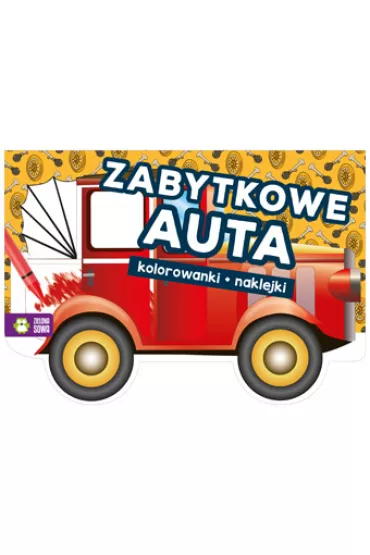 Zabytkowe auta. Kolorowanki i naklejki