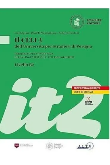 Il CELI 3 dell'Universita per Stranieri di Perugia Livello B2 ksi��ka + wersja online