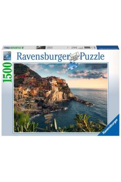 Puzzle 1500 el. Widok na Cinque Terre Ravensburger