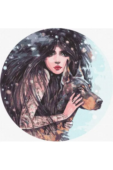 Ideyka Malowanie po numerach - Dzika wola 40x40cm